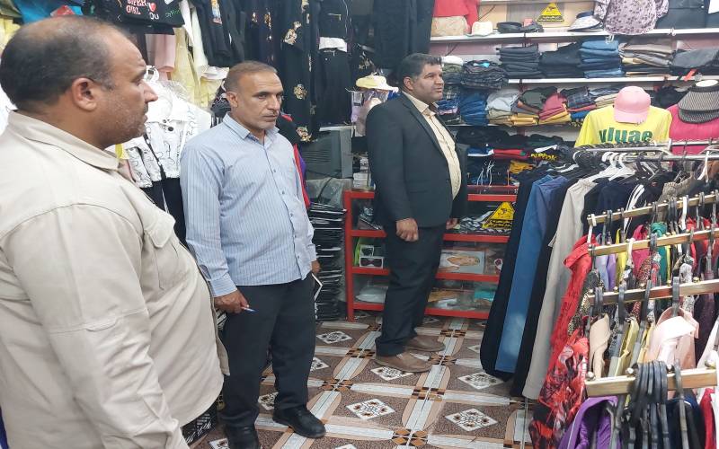 طرح مشترک نظارت بر بازار با حضور رئیس اتاق اصناف شهرستان جیرفت +عکس